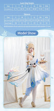 Load image into Gallery viewer, Genshin Impact Game Lumine Cosplay Costumes Halloween Carnival Party Clothes for Women Girls Cute Dress Suit Wig Full Sets
