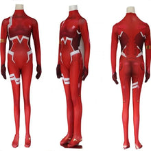 Load image into Gallery viewer, Zero Two Cosplay Costumes Bodysuit Anime Darling in the Franxx 02 Jumpsuit Body suit Wig Women Halloween Party Costume Catsuit
