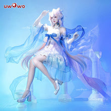 Load image into Gallery viewer, IN STOCK UWOWO Kokomi Cosplay Game Genshin Impact Fanart Kokomi Dragon Princess Cosplay Costume Dress Halloween Costume

