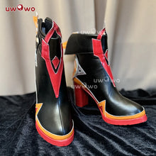 Load image into Gallery viewer, UWOWO Mavuika Shoes Game Genshin Impact Mavuika “Pyro Archon” Cosplay Shoes High Heel Size 35-45
