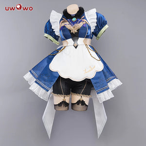In Stock UWOWO Sucrose Cosplay Maid Dress Genshin Impact Cosplay Maid Ver. Maid Costume Game Retro Mechanical Halloween Outfits