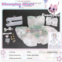 Load image into Gallery viewer, KAngel Cosplay Costume NEEDY GIRL OVERDOSE Fantasy Anniversary Colorful Dress Overload Lolita Outfit Laser Skirts Ribbon Wig
