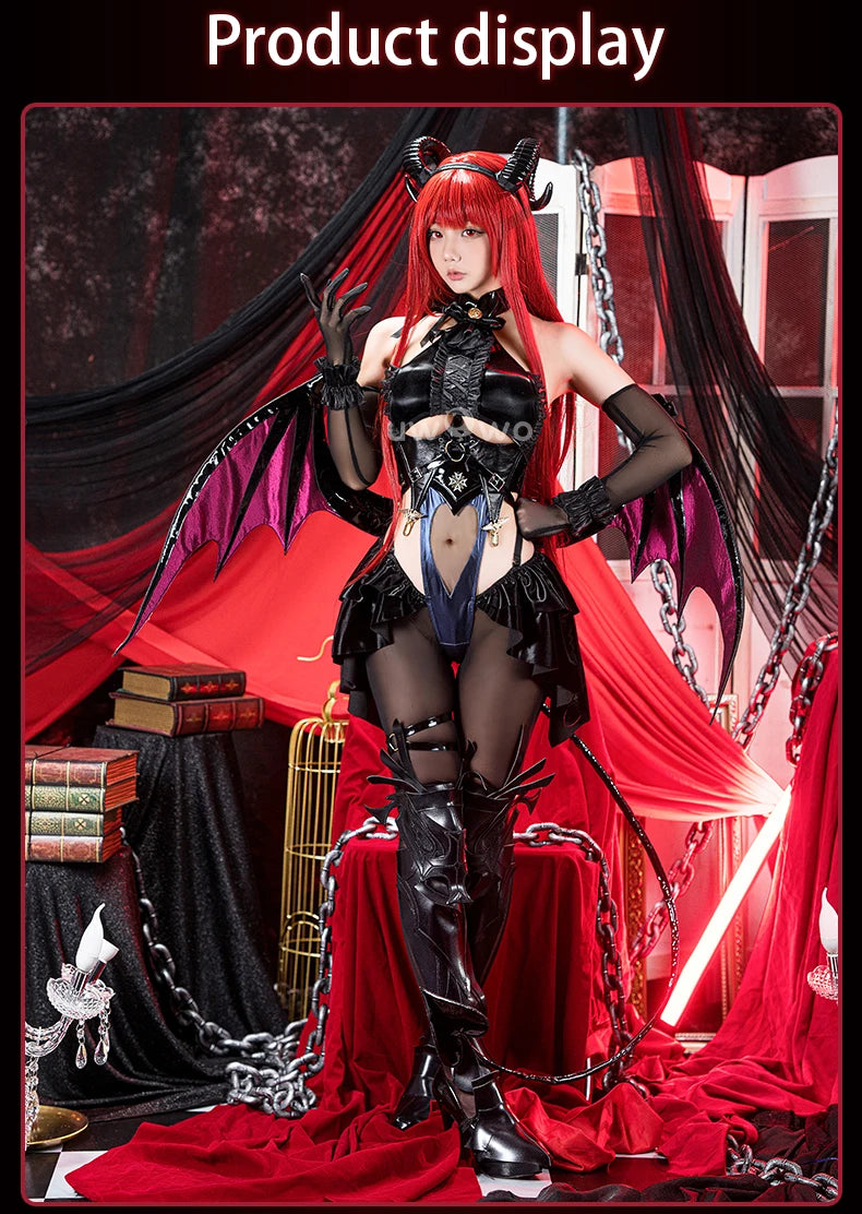 IN STOCK UWOWO KMS Hindenburgg Cosplay Iron Bloodd Sheer Black Sheer 18+Cosplay Costume Halloween Outfits