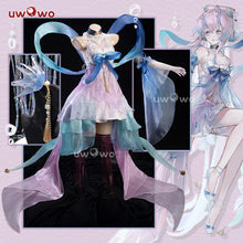 Load image into Gallery viewer, IN STOCK UWOWO Kokomi Cosplay Game Genshin Impact Fanart Kokomi Dragon Princess Cosplay Costume Dress Halloween Costume
