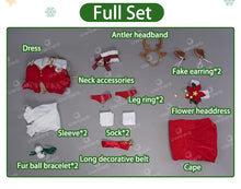 Load image into Gallery viewer, LAST BATCH  UWOWO Traveler Lumine Cosplay Costume Genshin Impact Cosplay Fanart: Christmas Costume Halloween Outfit Full Set
