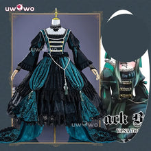 Load image into Gallery viewer, UWOWO Collab Series: Ciell Cosplay Anime Black Bulterr Ciell Sieglinde Sullivan Emerald Witch Gown Cosplay Costume
