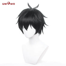 Load image into Gallery viewer, IN STOCK UWOWO Honkai Star Rail: Dan Heng Cosplay Wig Black Short Hair
