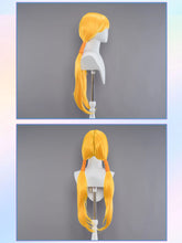 Load image into Gallery viewer, UWOWO Stella Cosplay Wig Fairy Cos Wings Cosplay Wig Yellow Long Hair For Women  Halloween Outfit
