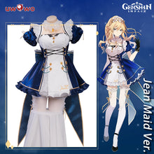 Load image into Gallery viewer, In Stock UWOWO Jean Cosplay Maid Dress Game Genshin Impact Fanart Cosplay Exclusive Maid Dress Costume Outfit Halloween Costumes
