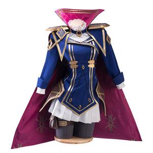 IN STOCK UWOWO Caitlyn Cosplay Game LOL Caitlyn Arcane Commander Cosplay Costume With Cloak Hat Prop Halloween Costume
