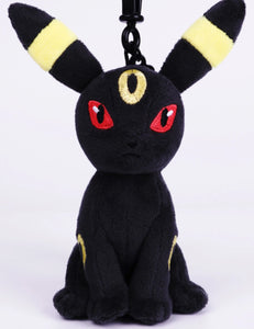 Genuine Pokemon Eevee Umbreon Espeon Kawaii Plush Toy Pendant School Bag Backpack Pendant Key Ring Doll Birthday Christmas Gift