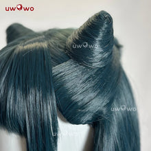 Load image into Gallery viewer, UWOWO Maomao Wig Anime The Apothecaryy Diaries Maomao Frog Green Hanfu Style Hunt Cosplay Wig Long Dark Green Wig New suit

