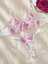 Load image into Gallery viewer, Ellolace Lingeries Sexy Hot Lace Women&#39;s Ethical Underwear See Through Intimate Complete 2 Pieces Set Beautiful Matching Bra Set
