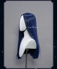 Load image into Gallery viewer, UWOWO League of Legends/LOL: Caitlyn Sheriff of Piltover Cosplay Wig High Quality Dark Blue Hair
