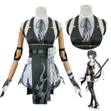 Load image into Gallery viewer, Wuthering Waves Rover Cosplay Costume Wig Female Uniform Earrings Bag Main Character Resonator Halloween Party for Women
