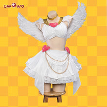 Load image into Gallery viewer, PRE-SALE UWOWO Cosplay Stocking Angell Cosplay Costume Dress with Wings Full Set Halloween Costumes
