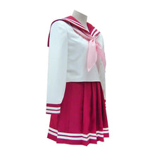 Load image into Gallery viewer, Anime Luckystar Izumi Konata Cosplay Costume Japan South Korea School Uniform Red Skirt Shirt Wig Woman Sexy Carnival Suit
