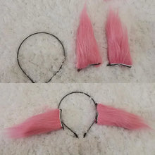 Load image into Gallery viewer, Yae Miko Full Set Guuji Yae Cosplay Costume Wig Earning Headwear Ears Tail for Comic Con
