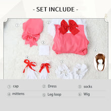 Load image into Gallery viewer, KINOMOTO SAKURA Cosplay Costume Carnival Uniform Wig Anime Halloween Costumes Women Game
