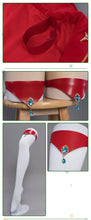 Load image into Gallery viewer, LAST BATCH  UWOWO Traveler Lumine Cosplay Costume Genshin Impact Cosplay Fanart: Christmas Costume Halloween Outfit Full Set
