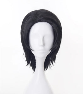 HOLOUN Jujutsu JJK Manga Anime Yuta Okkotsu Cosplay Costume Wig Jacket Black Pants Uniform Rose Net Synthetic Halloween