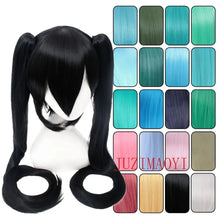 Load image into Gallery viewer, Cosplay Wig Long Heat Resistant Synthetic Hair Clip Ponytails Wigs
