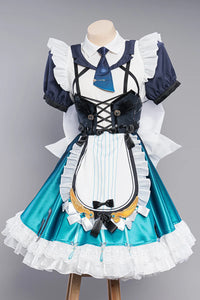 In Stock UWOWO Venti Cosplay Maid Dress Costume Game Genshin Impact Fanart Cosplay Exclusive Maid Outfit Cute Maid Dress Outfit