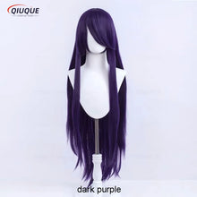 Load image into Gallery viewer, 73 Colors 100cm Long Straight Cosplay Wig Anime Compatible Universal Omopinenet Heat Resistant Synthetic Hair Wigs + Wig Cap
