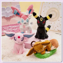 Load image into Gallery viewer, Genuine Pokemon Eevee Umbreon Espeon Kawaii Plush Toy Pendant School Bag Backpack Pendant Key Ring Doll Birthday Christmas Gift
