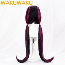 Load image into Gallery viewer, Draculaura Wig Anime Cosplay WakuWaku Women Cute Long Hair Draculaura Ula Cosplay Earrings Halloween Christmas
