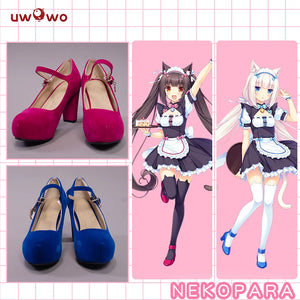IN STOCK UWOWO Chocola Cosplay Halloween Costume New Idol Catgirl Maid Costume Dress Chocolaa/Vanillaa Theatrical Costume