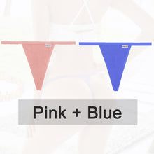 Load image into Gallery viewer, 2PCS/Set Cotton Panties Sexy G-String Women&#39;s Underwear T-Back Lingerie for Female Panties Underpants Briefs Thong Intimates
