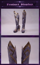 Load image into Gallery viewer, UWOWO League of Legends/LOL Coven Ahri Cosplay Shoes Women Footwear High Boots Halloween Cosplay Footwear Boots
