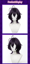 Load image into Gallery viewer, UWOWO  Gushingg Over Magicall Girls Utenaa Hiiragii Battle Cosplay Wig Anime Wig Dark Blue Hair 35CM

