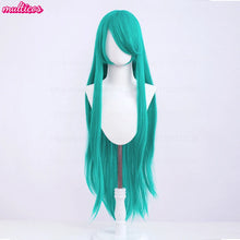 Load image into Gallery viewer, High Quality Anime 100Cm Long Staight Cosplay Wig Black White Red Pink Brown Gold Blue Blonde Purple Heat Resistant Hair Wigs
