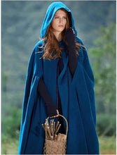 Load image into Gallery viewer, Cosplay Vintage Medieval Gothic Creed Hooded Cloak Thin Coat Women Vampire Devil Capes Pirate Robes
