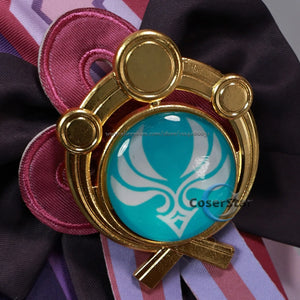 CoserStar-R Game GenshinImpact Mizuki Yumemizuki Cosplay Costume Yumemizuki Mizuki Cosplay Dress Comic Animation Party Wig Shoes