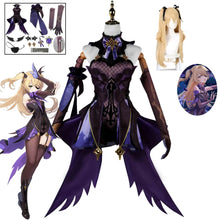 Load image into Gallery viewer, Anime Game Genshin Impact Fischl Cosplay Costume Purple Uniform Dress Dress Costume Halloween Carnival Party Carnival Set
