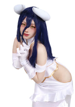Load image into Gallery viewer, In Stock DAZCOS Anime Overlord Albedo Cosplay Costume Halloween Christmas Costume Cos Women White Dress Overlord Albedo Cosplay
