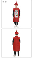 Load image into Gallery viewer, Cosplay French Fries Costumes for Kids Cos Snack Ketchup Tomato Paste Chocolates Butter Sauce Mustard Clothing Halloween Cos # 1

