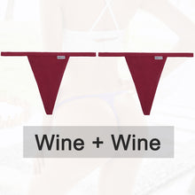 Load image into Gallery viewer, 2PCS/Set Cotton Panties Sexy G-String Women&#39;s Underwear T-Back Lingerie for Female Panties Underpants Briefs Thong Intimates
