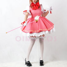 Load image into Gallery viewer, KINOMOTO SAKURA Cosplay Costume Carnival Uniform Wig Anime Halloween Costumes Women Game
