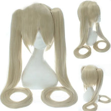 Load image into Gallery viewer, Cosplay Wig Long Heat Resistant Synthetic Hair Clip Ponytails Wigs
