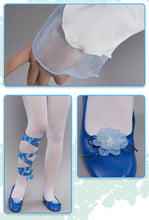 Load image into Gallery viewer, IN STOCK UWOWO Mikku Cosplay Costume Flower Fairy Dress Full Set Anime Cute Women White Bunny Jumpsuit Halloween Costumes
