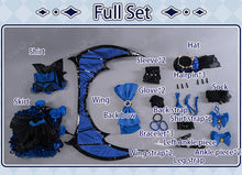 Load image into Gallery viewer, LAST BATCH UWOWO Genshin Impact Fanart Furina Focalors Black Devil Lolita Dress Cosplay Costume With Hat Halloween Costume
