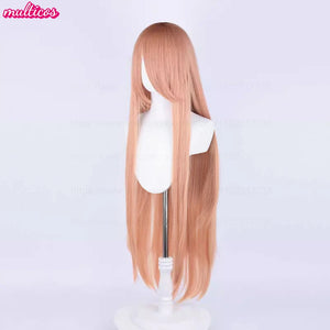 High Quality Anime 100Cm Long Staight Cosplay Wig Black White Red Pink Brown Gold Blue Blonde Purple Heat Resistant Hair Wigs