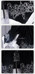 IN STOCK UWOWO A2 Cosplay NieRR:Automata A2 YoRHa: Pearl Harbor Descent Record Cosplay Costume Woman Dress Halloween Costume
