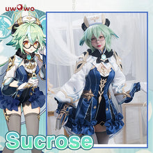 Load image into Gallery viewer, UWOWO Sucrose Cosplay Genshin Impact Cosplay Halloween Christmas Costume Sucrose Dress Retro Mechanical Style Outfit
