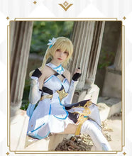 Load image into Gallery viewer, Genshin Impact Game Lumine Cosplay Costumes Halloween Carnival Party Clothes for Women Girls Cute Dress Suit Wig Full Sets
