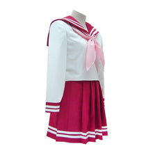 Load image into Gallery viewer, Anime Luckystar Izumi Konata Cosplay Costume Japan South Korea School Uniform Red Skirt Shirt Wig Woman Sexy Carnival Suit
